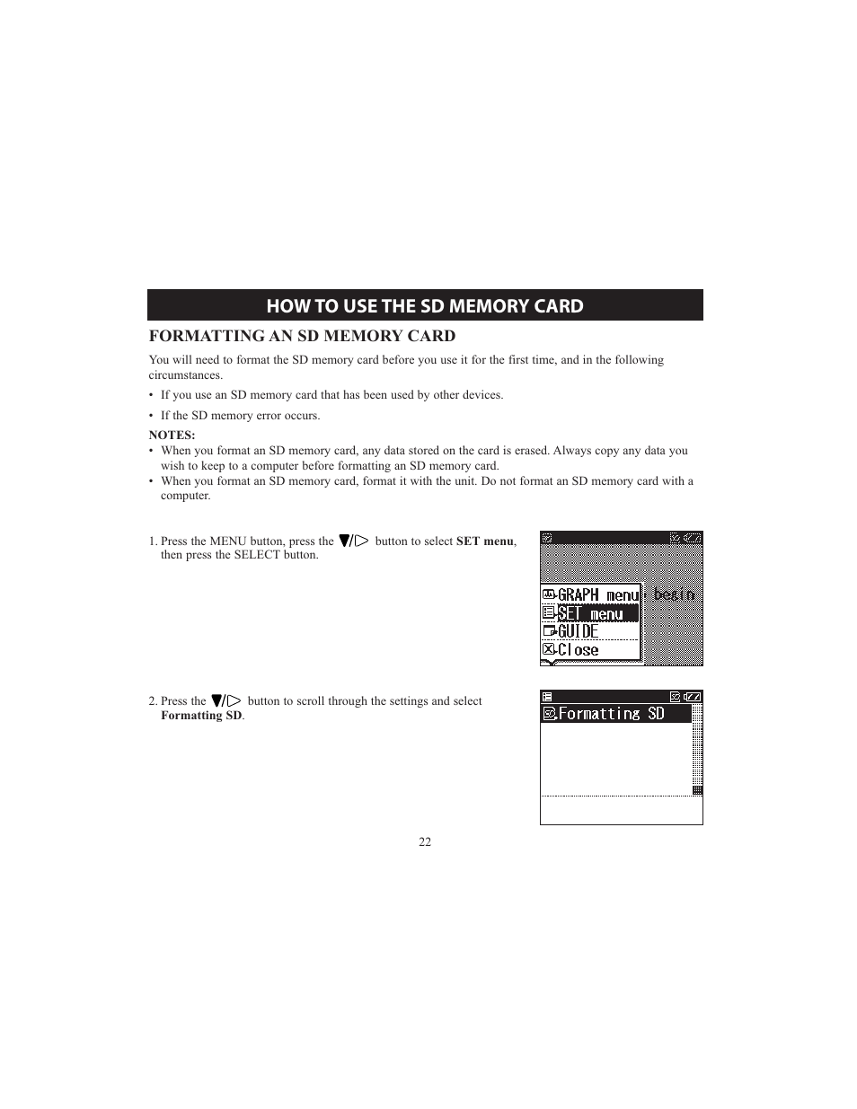 Omron HCG-801 User Manual | Page 22 / 128