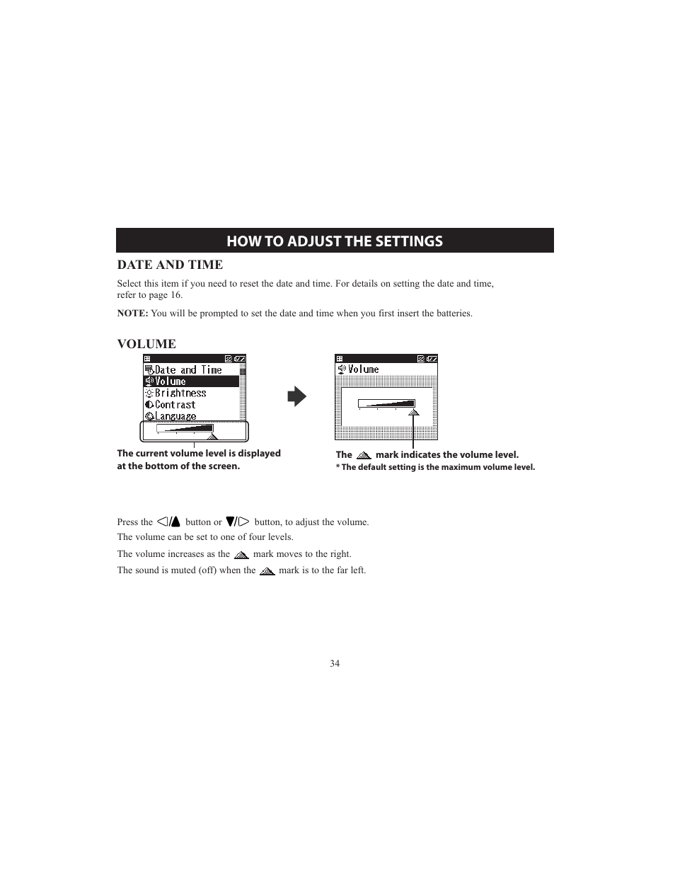 How to adjust the settings | Omron HCG-801 User Manual | Page 34 / 128
