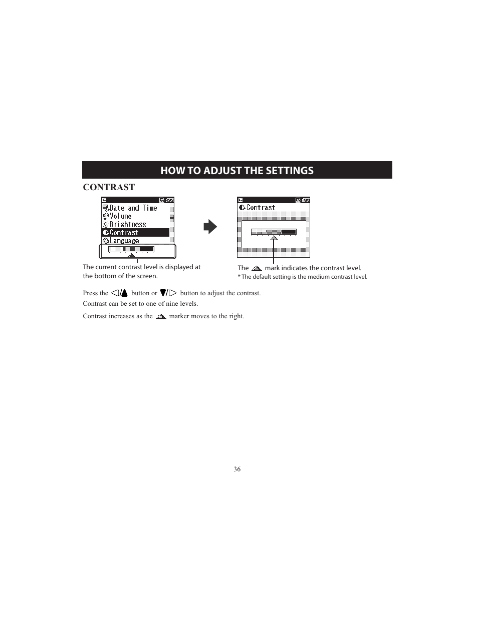 How to adjust the settings | Omron HCG-801 User Manual | Page 36 / 128