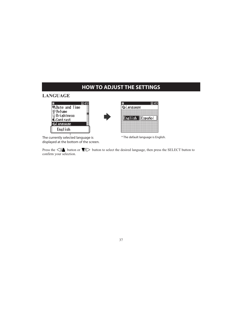 How to adjust the settings | Omron HCG-801 User Manual | Page 37 / 128