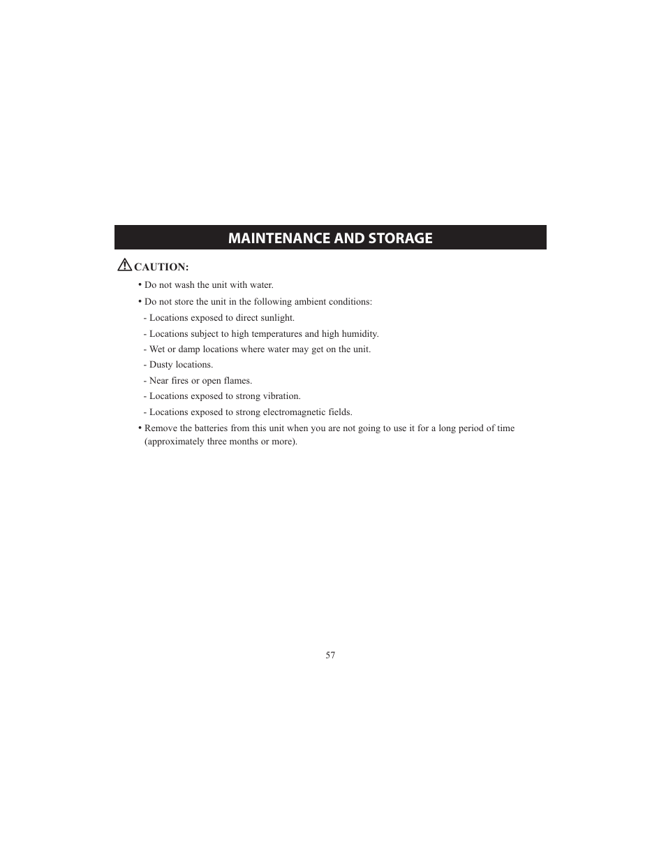 Maintenance and storage | Omron HCG-801 User Manual | Page 57 / 128