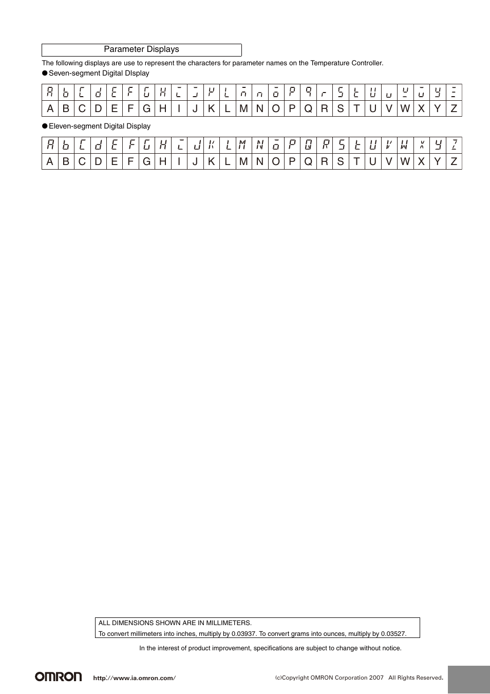 Omron DeviceNet Communications Unit E5ZN-DRT User Manual | Page 8 / 9