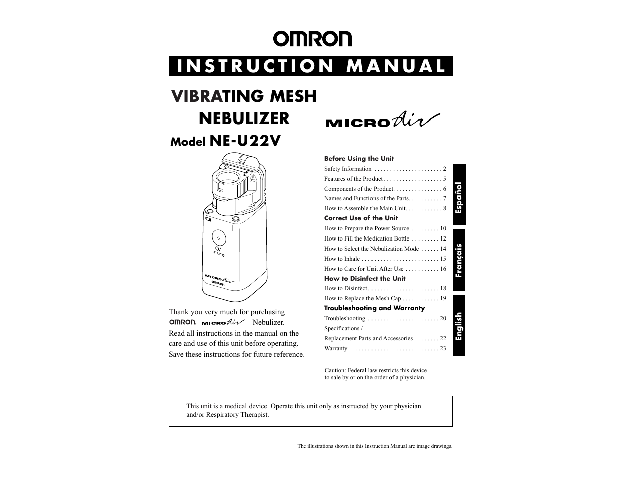 Omron NE-U22V User Manual | 72 pages