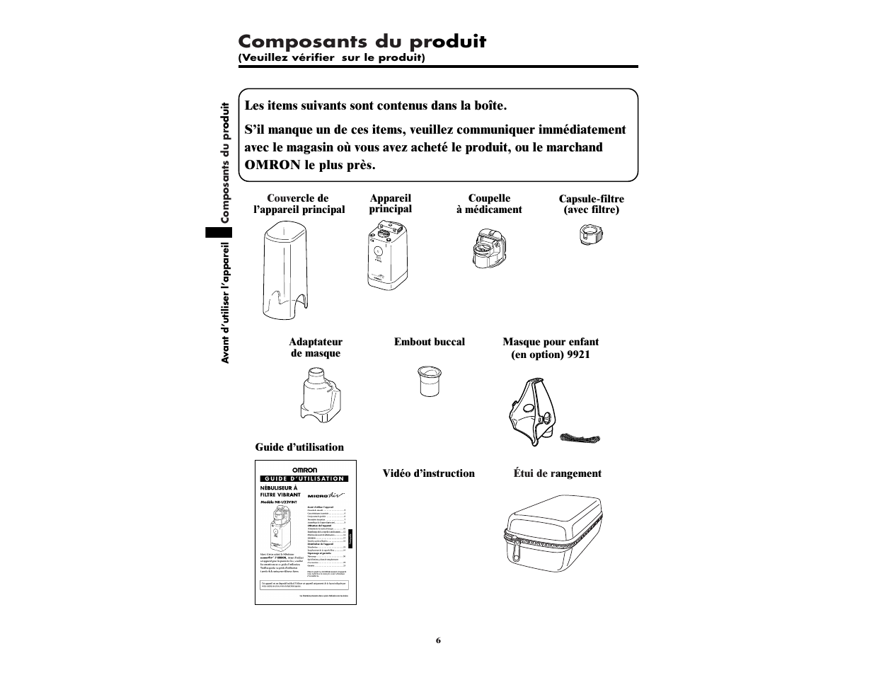 Composants du pr oduit | Omron NE-U22V User Manual | Page 30 / 72