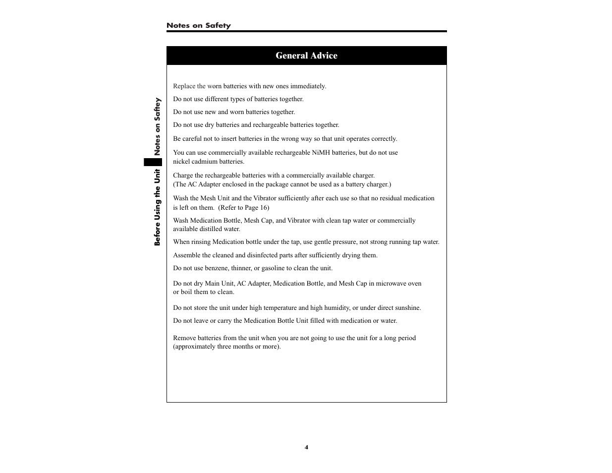 General advice | Omron NE-U22V User Manual | Page 4 / 72