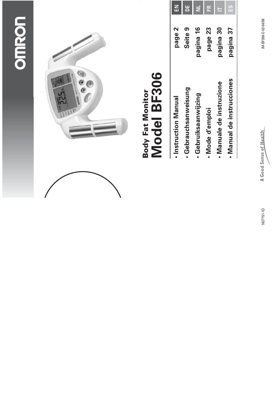 Omron BF306 User Manual | 5 pages