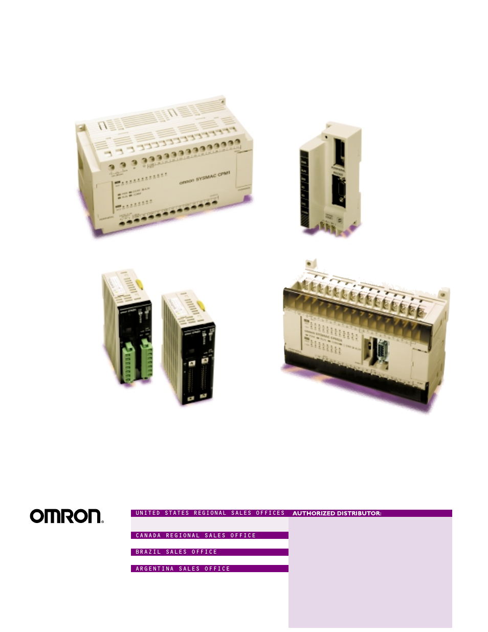 Contacting omron, A complete family of micro plc solutions | Omron Micro Programmable Controllers CPM1A User Manual | Page 6 / 6