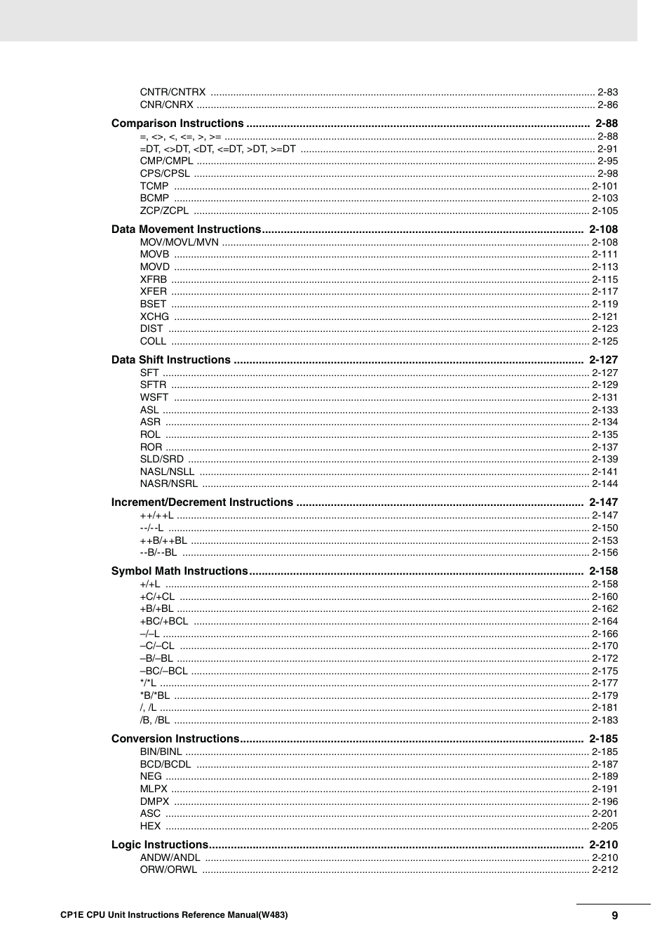 Omron SYSMAC CP CP1E-N@@D@-@ User Manual | Page 12 / 467