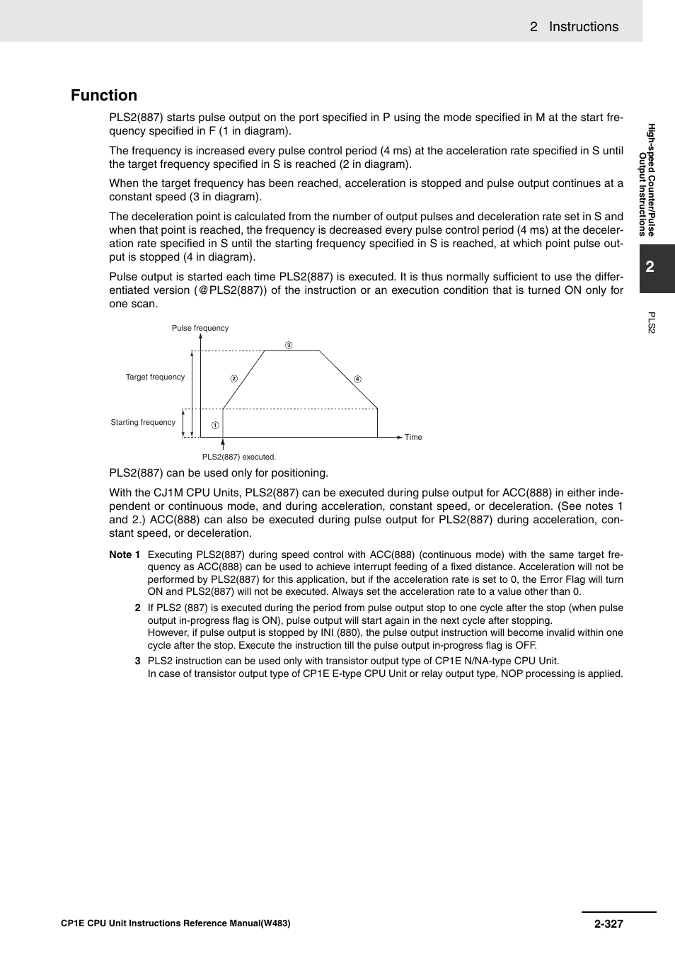 Function, 2 instructions | Omron SYSMAC CP CP1E-N@@D@-@ User Manual | Page 363 / 467