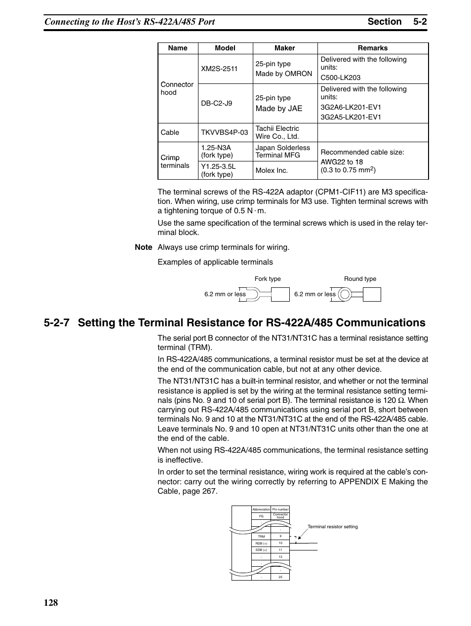 Made by jae | Omron Programmable Terminals NT31 NT31C User Manual | Page 139 / 296