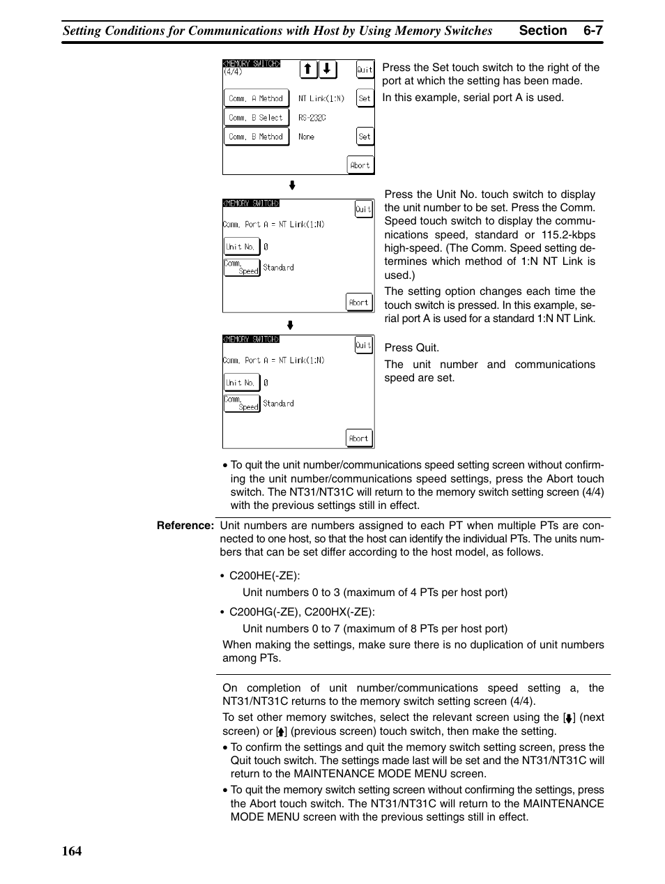 Omron Programmable Terminals NT31 NT31C User Manual | Page 174 / 296