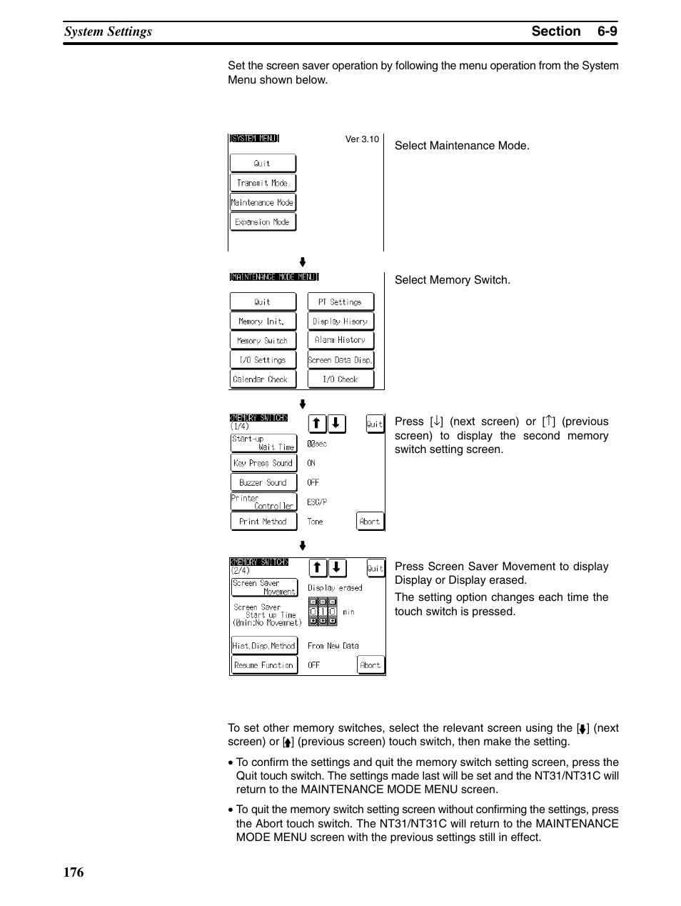 Omron Programmable Terminals NT31 NT31C User Manual | Page 186 / 296