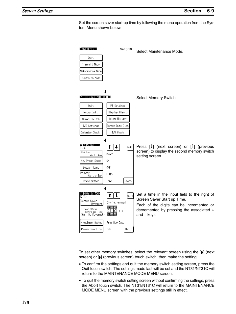 Omron Programmable Terminals NT31 NT31C User Manual | Page 188 / 296