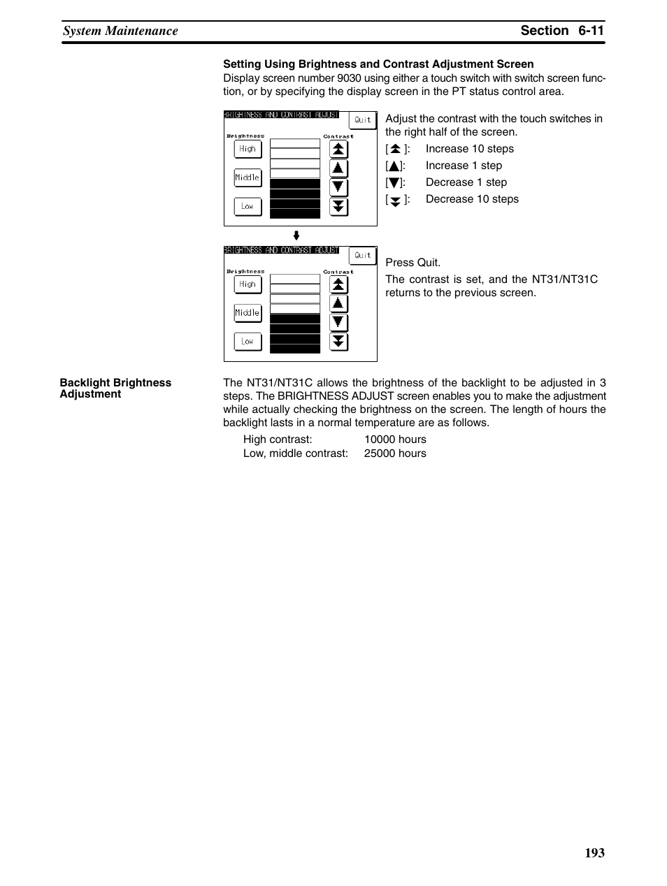 Omron Programmable Terminals NT31 NT31C User Manual | Page 203 / 296