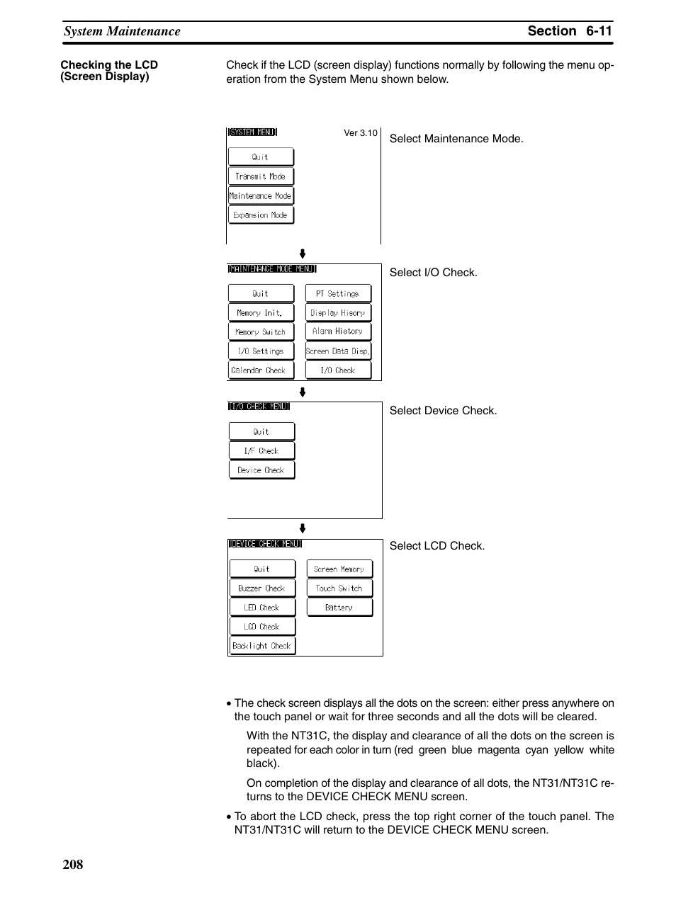 Omron Programmable Terminals NT31 NT31C User Manual | Page 218 / 296