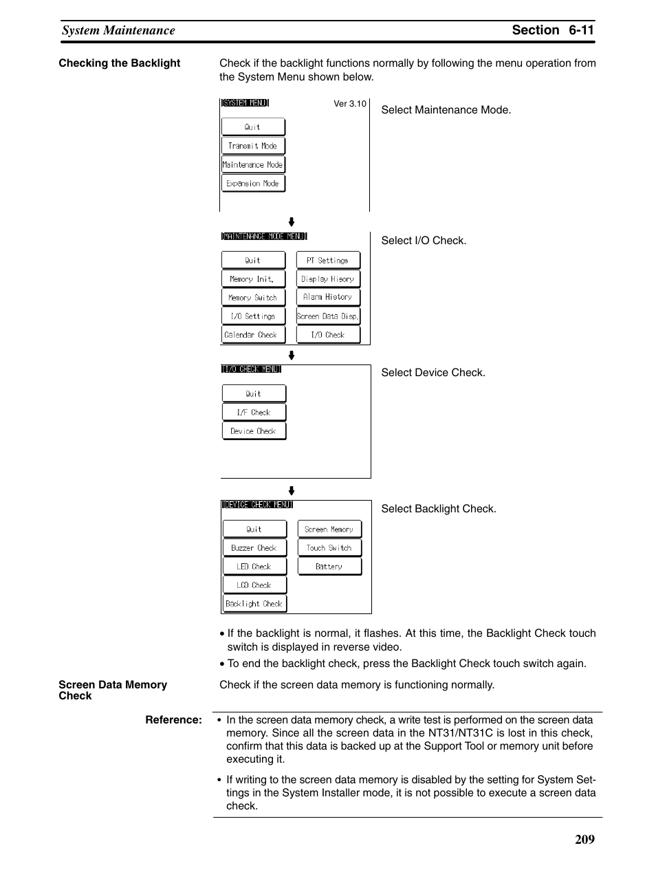 Omron Programmable Terminals NT31 NT31C User Manual | Page 219 / 296