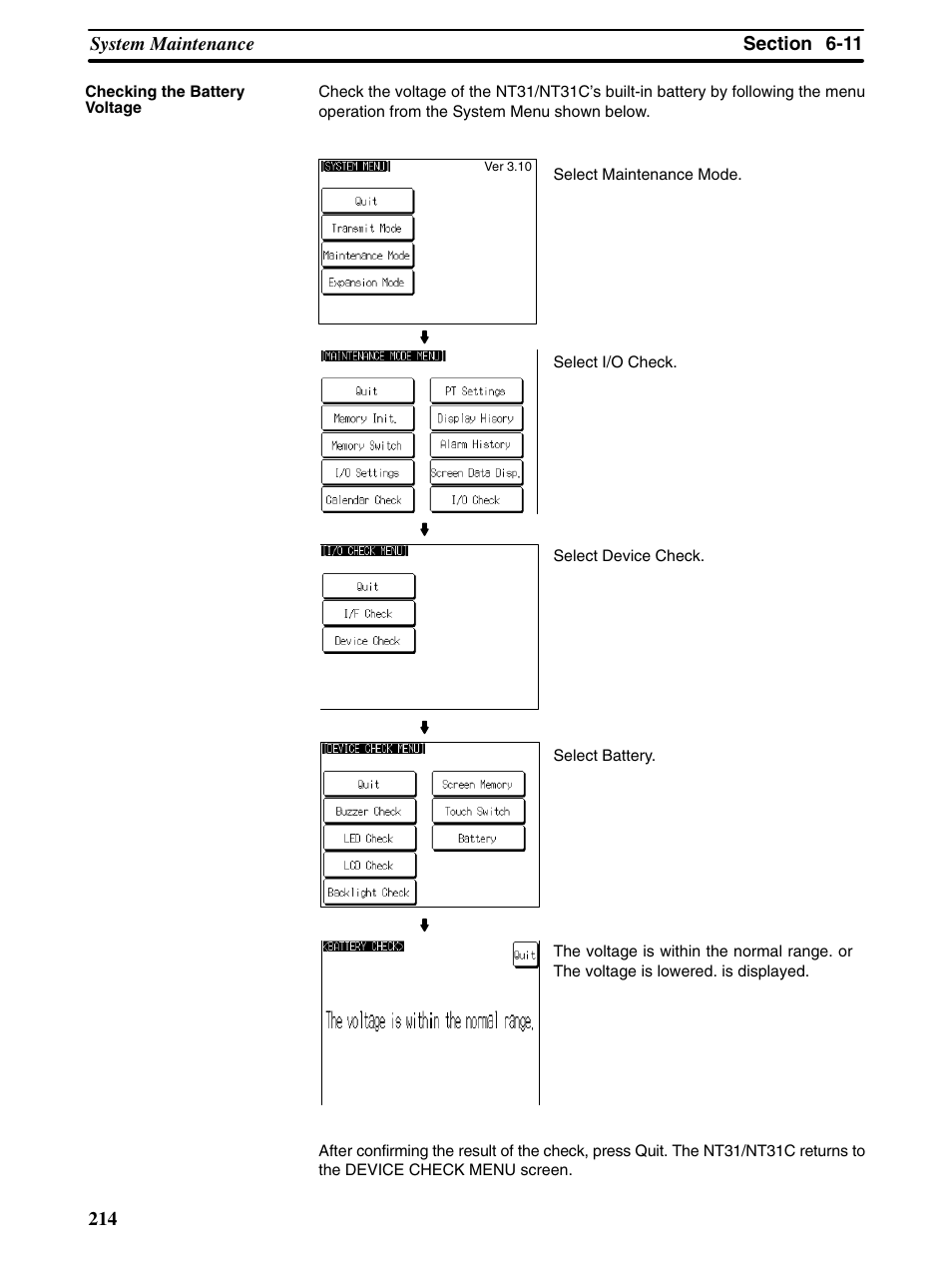 Omron Programmable Terminals NT31 NT31C User Manual | Page 224 / 296