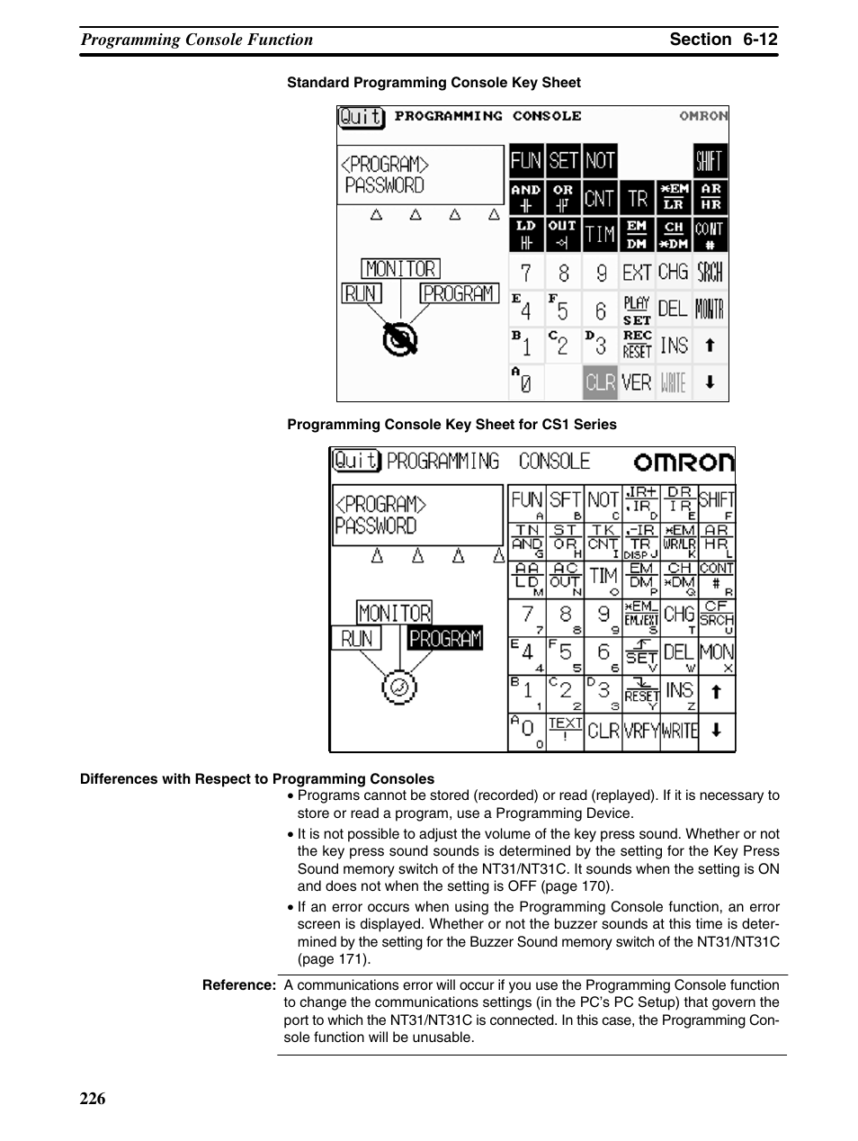 Omron Programmable Terminals NT31 NT31C User Manual | Page 236 / 296