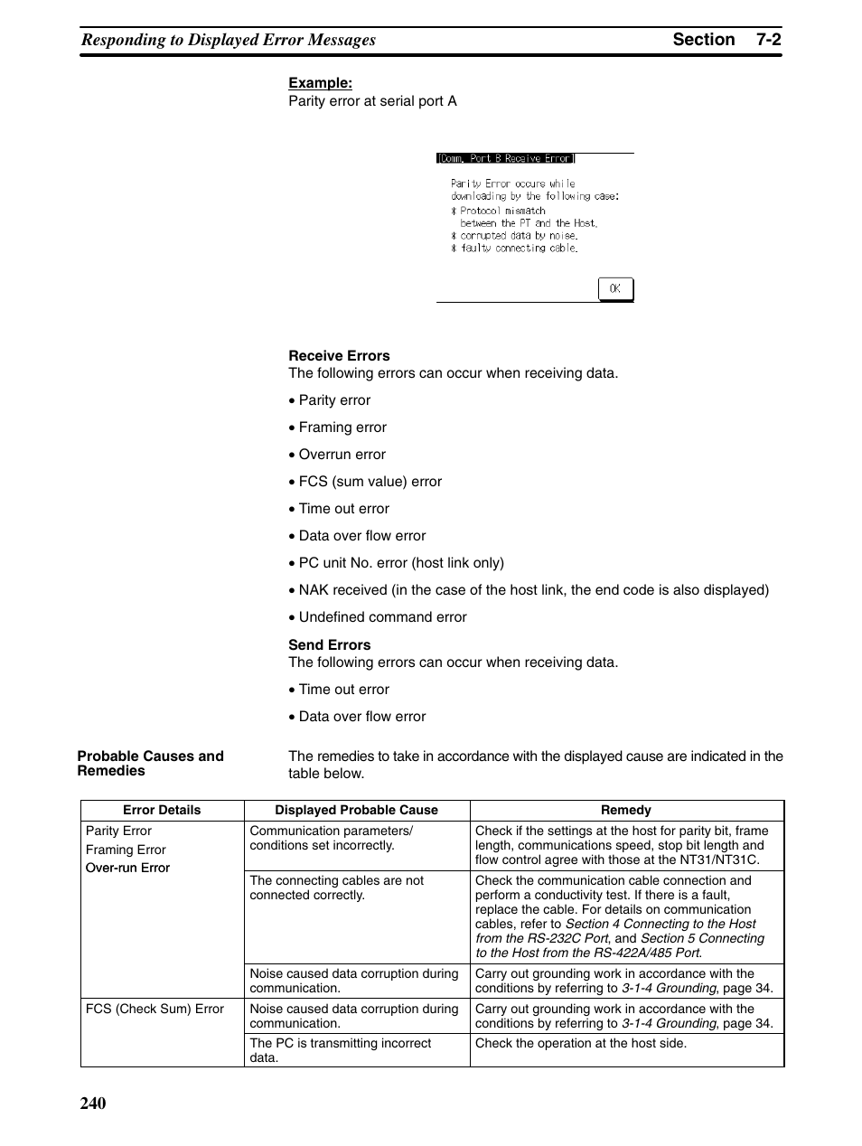 Omron Programmable Terminals NT31 NT31C User Manual | Page 250 / 296