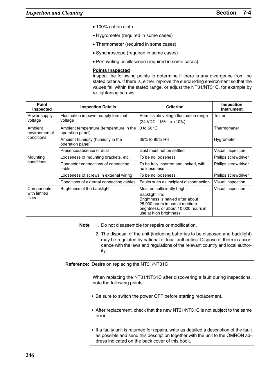 Omron Programmable Terminals NT31 NT31C User Manual | Page 256 / 296