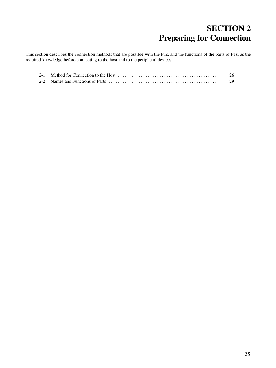 Section 2 preparing for connection | Omron Programmable Terminals NT31 NT31C User Manual | Page 36 / 296