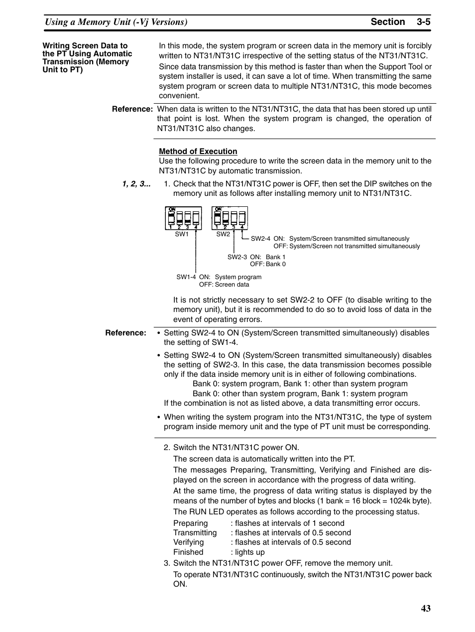 Omron Programmable Terminals NT31 NT31C User Manual | Page 54 / 296