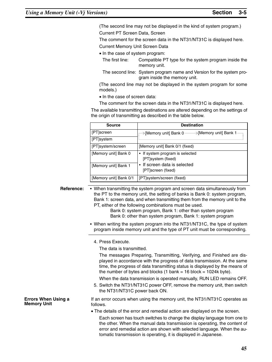 Omron Programmable Terminals NT31 NT31C User Manual | Page 56 / 296