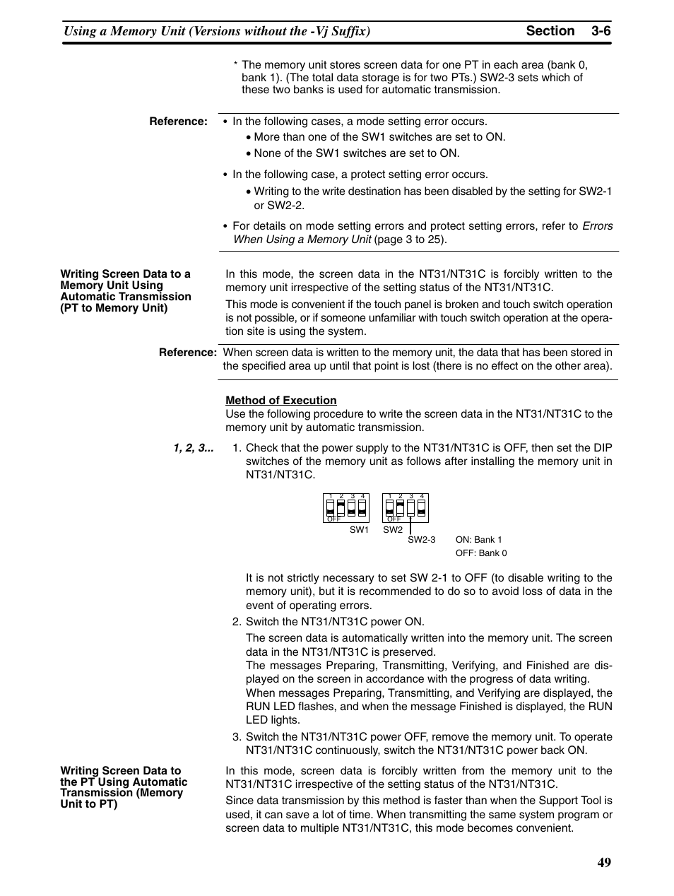 Omron Programmable Terminals NT31 NT31C User Manual | Page 60 / 296