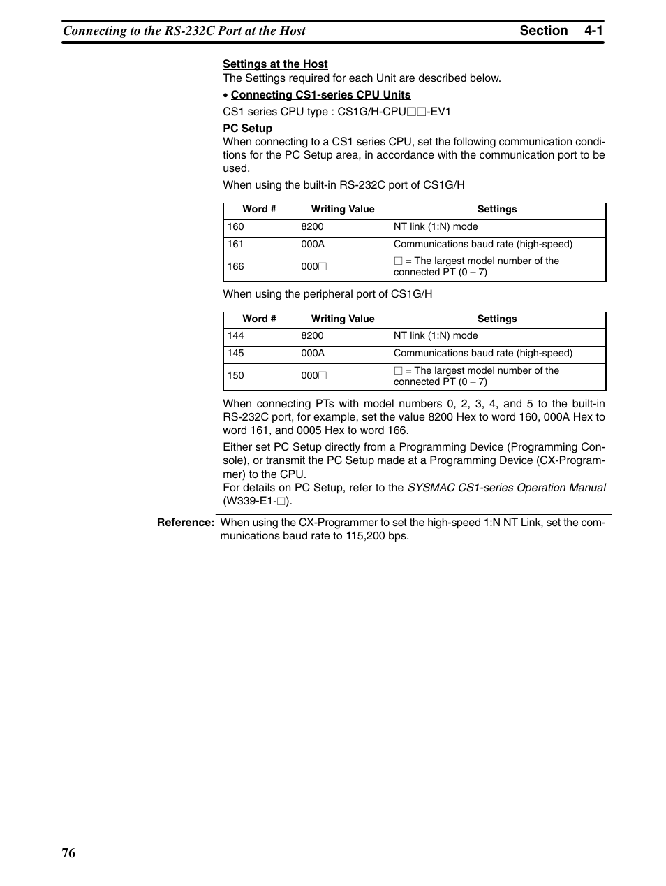 Omron Programmable Terminals NT31 NT31C User Manual | Page 87 / 296