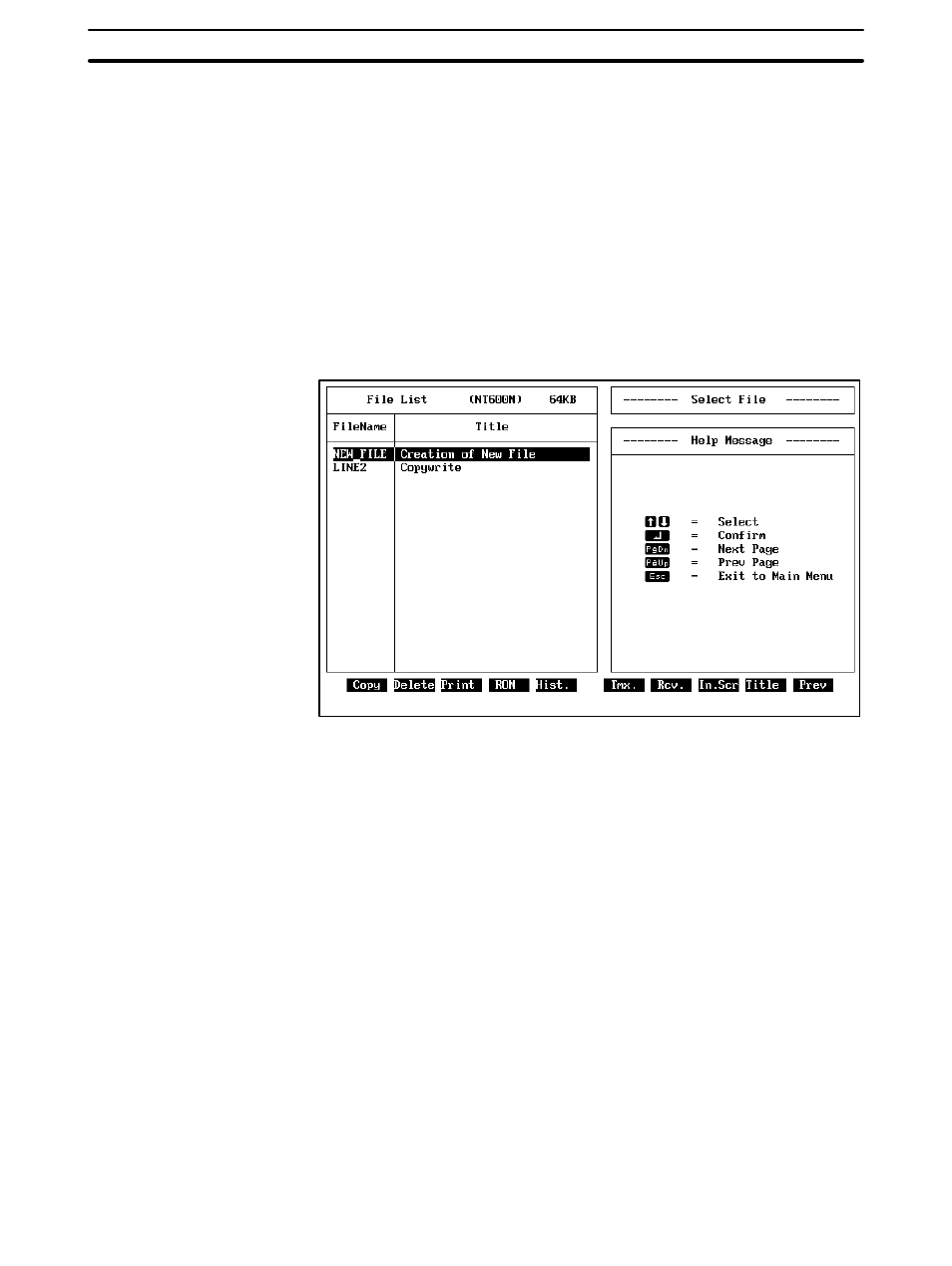 2 deleting files | Omron NT20M User Manual | Page 101 / 131