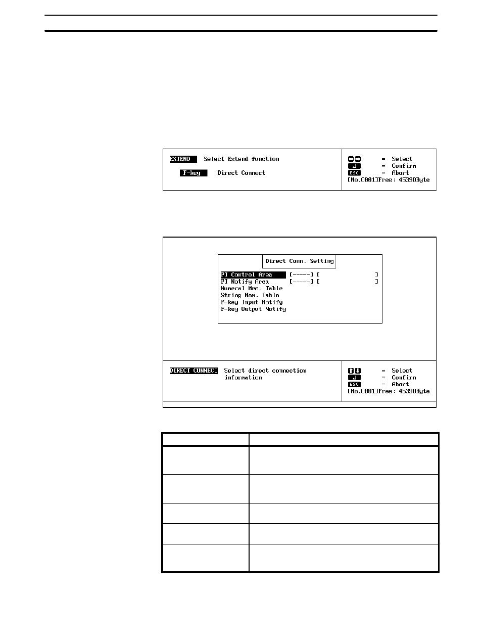 15-2 direct connection information | Omron NT20M User Manual | Page 24 / 131