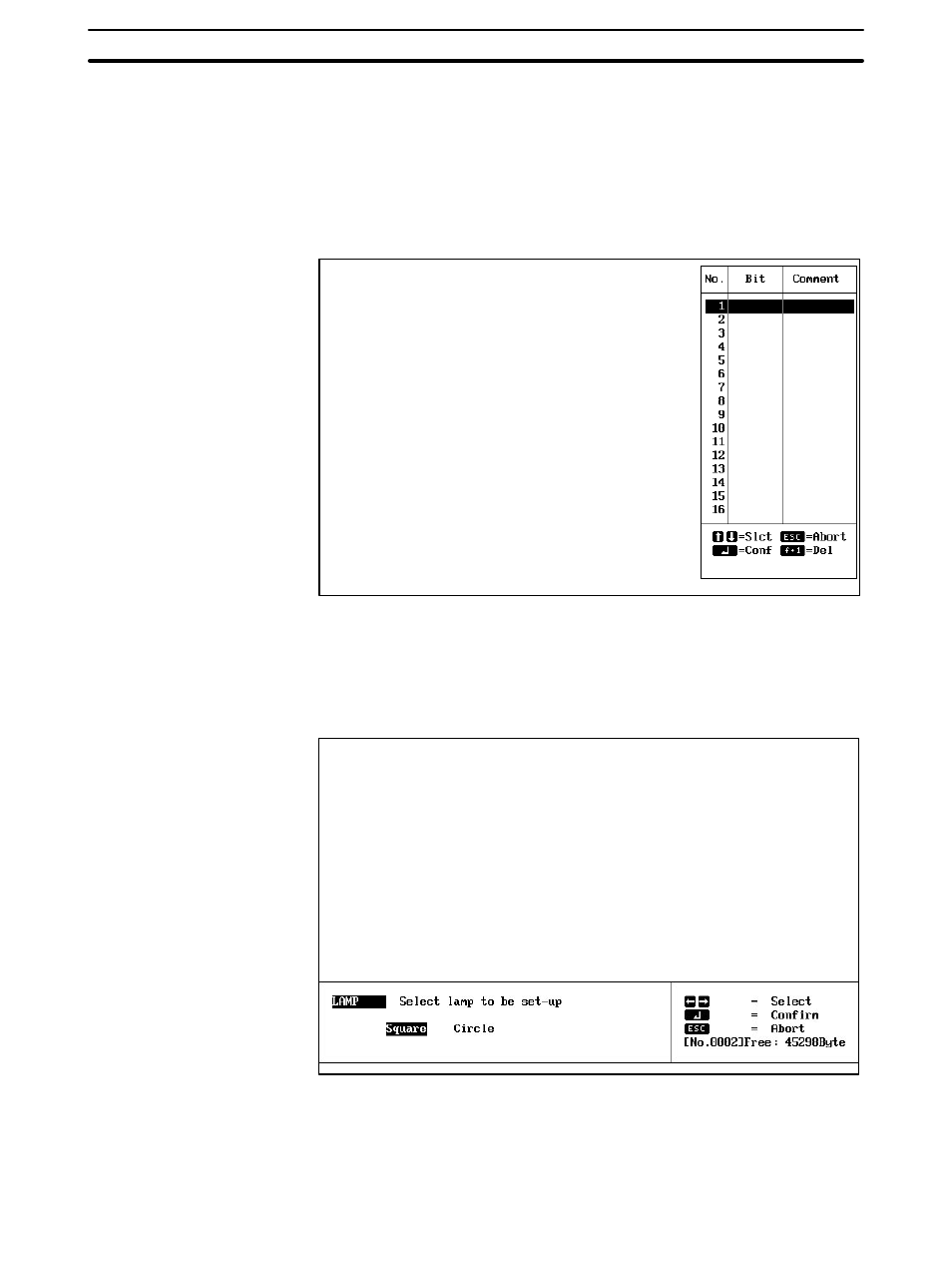 4-2 direct connection lamps | Omron NT20M User Manual | Page 47 / 131
