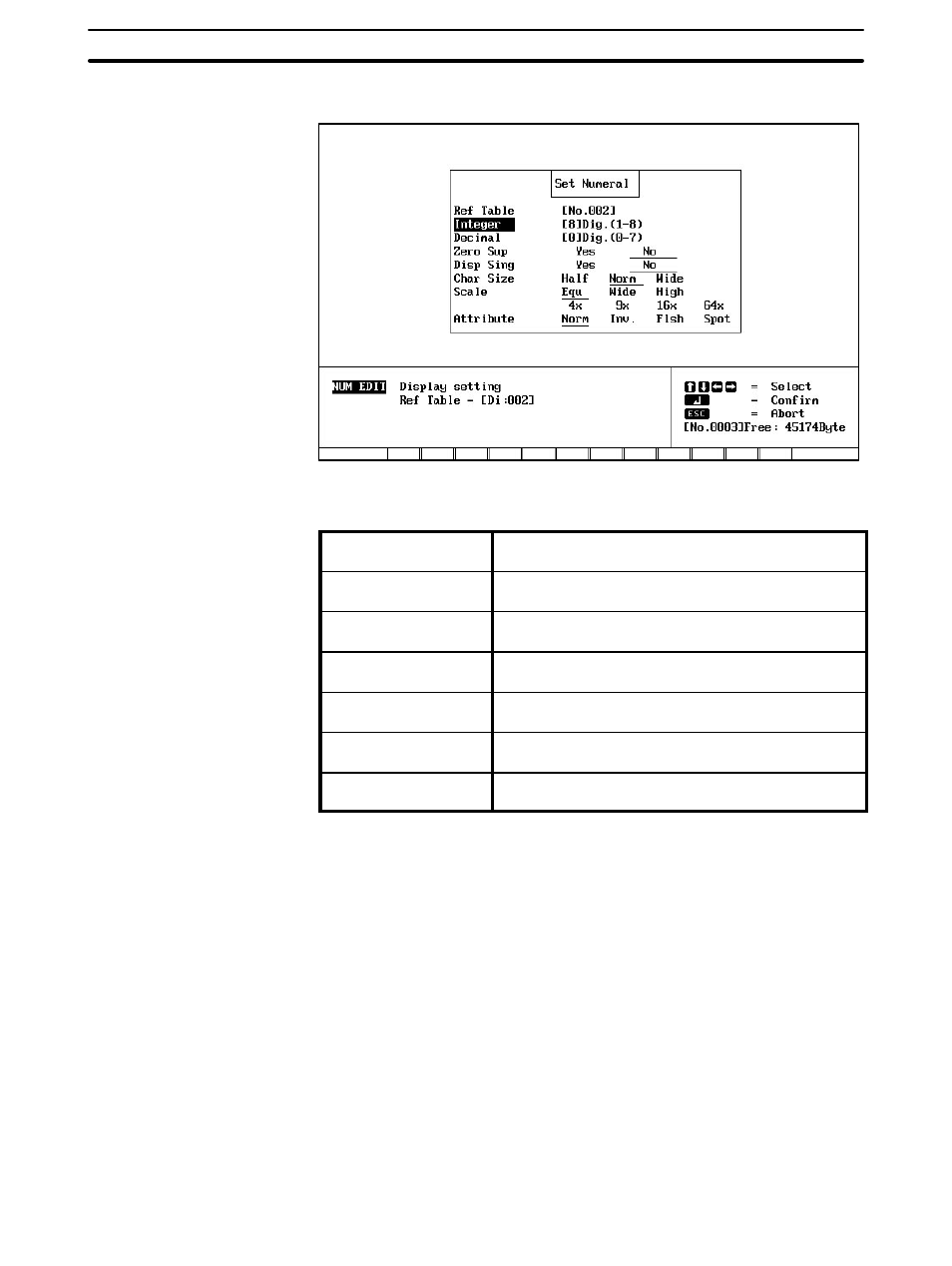 8-3 precautions for numeral editing | Omron NT20M User Manual | Page 74 / 131