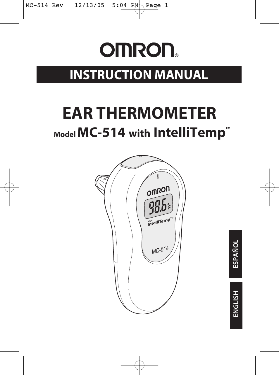 Omron MC 514 User Manual | 32 pages