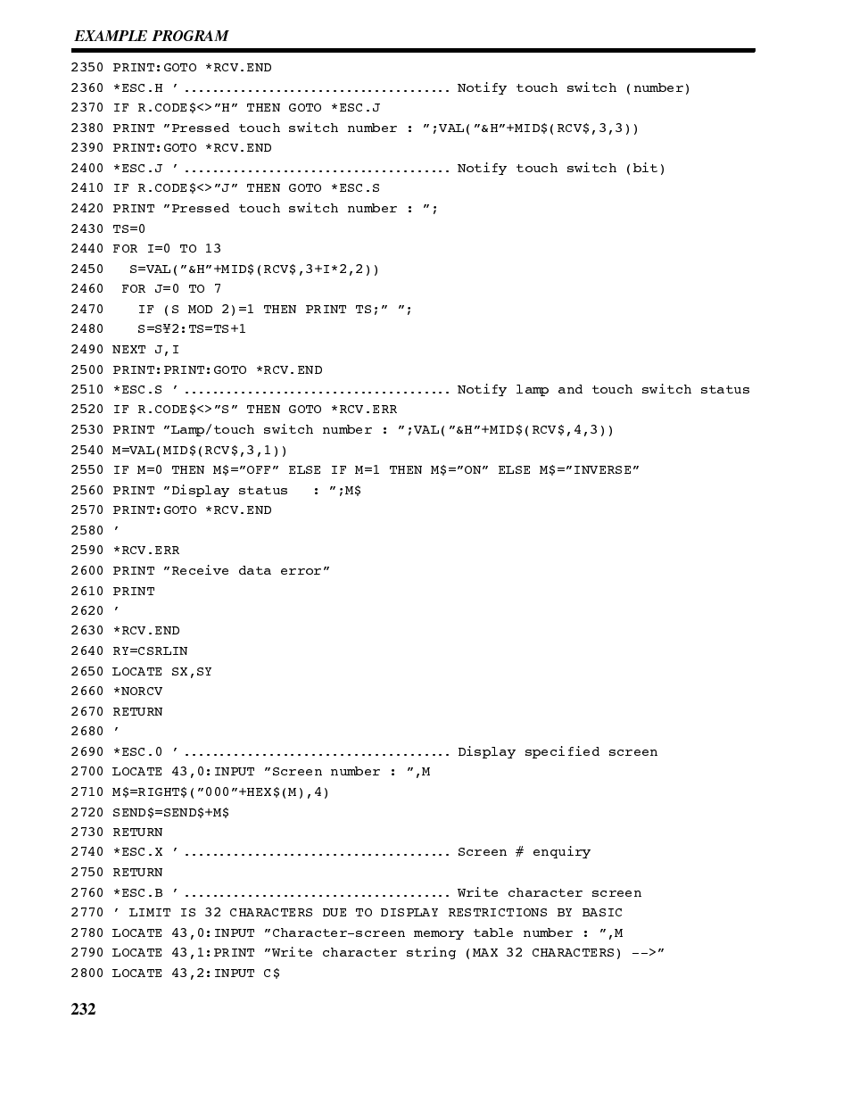 Omron NT-series Programmable Terminal V022-E3-1 User Manual | Page 246 / 318