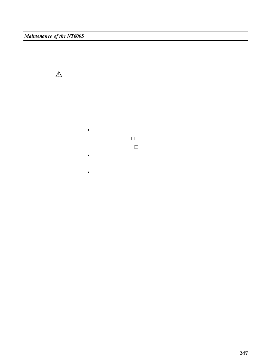 3 maintenance of the nt600s | Omron NT-series Programmable Terminal V022-E3-1 User Manual | Page 260 / 318