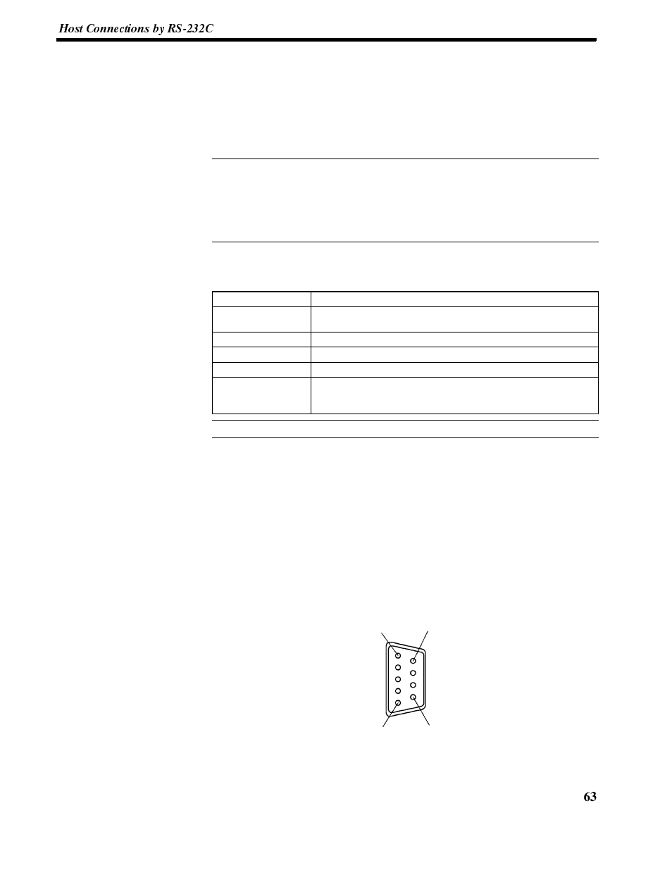 8 host connections by rs-232c, 8-1 host computer communication settings, 8-2 connector pin arrangement | Omron NT-series Programmable Terminal V022-E3-1 User Manual | Page 77 / 318