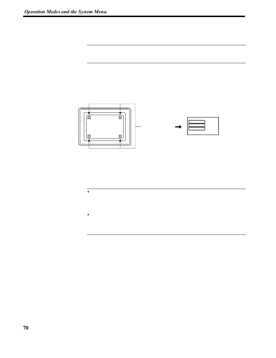 3-3 operations with the system menu | Omron NT-series Programmable Terminal V022-E3-1 User Manual | Page 84 / 318