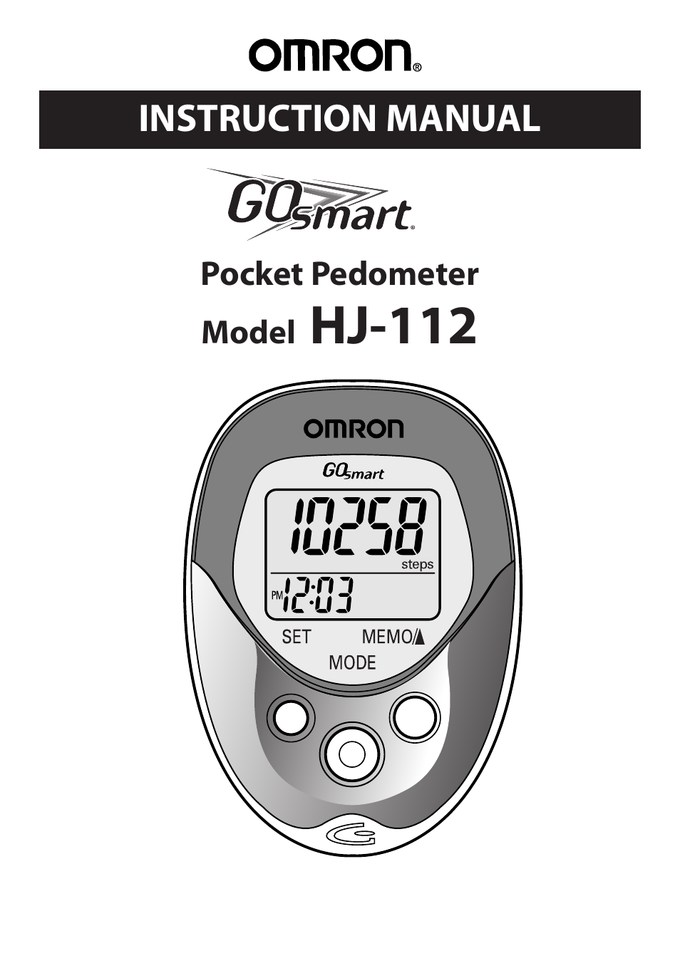 Omron GO SMART HJ-112 User Manual | 28 pages