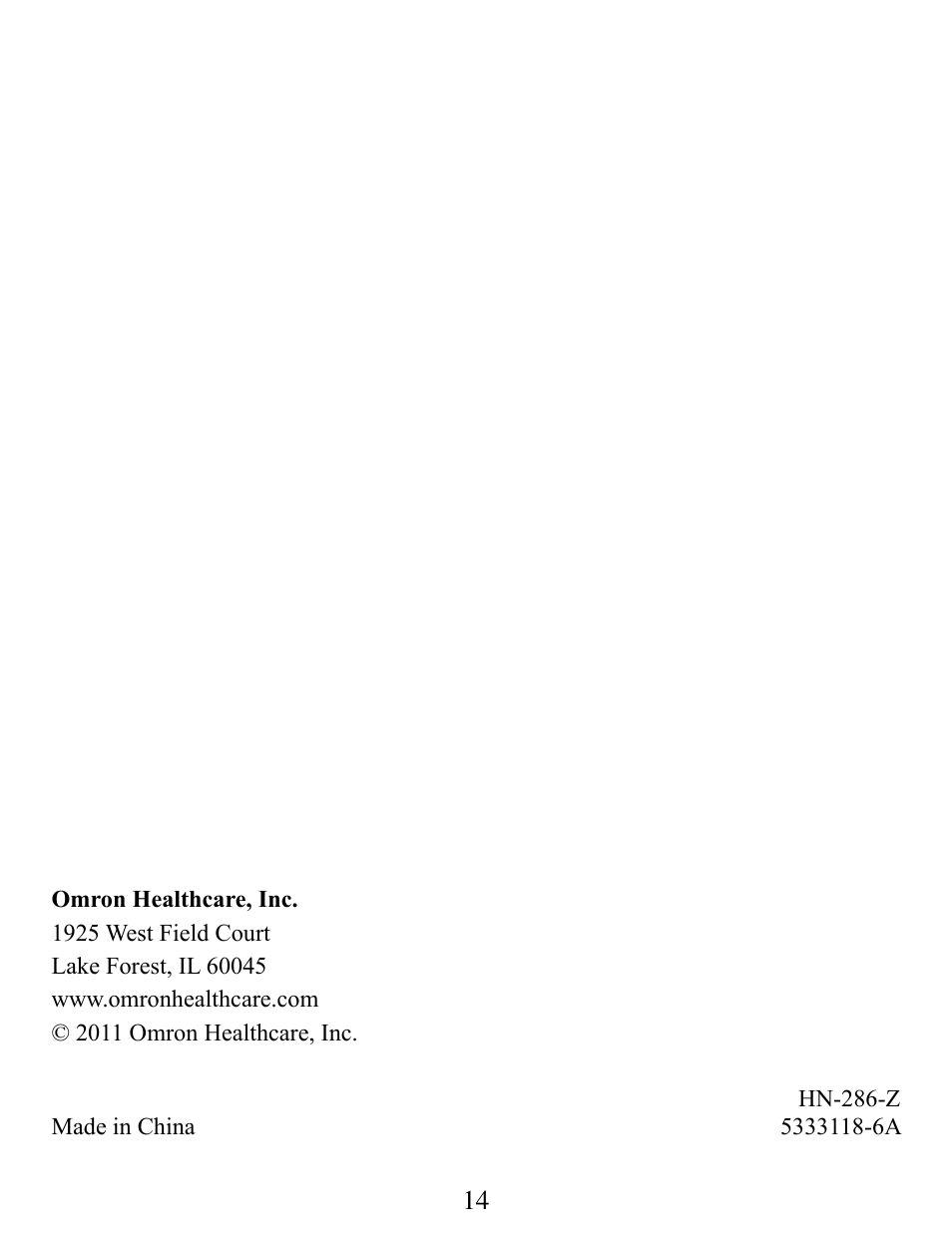 Omron SC100 User Manual | Page 14 / 14