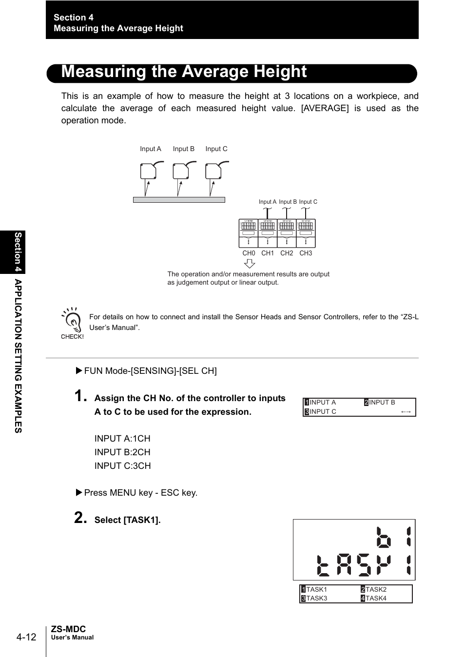 Measuring the average height | Omron ZS-MDC User Manual | Page 68 / 94