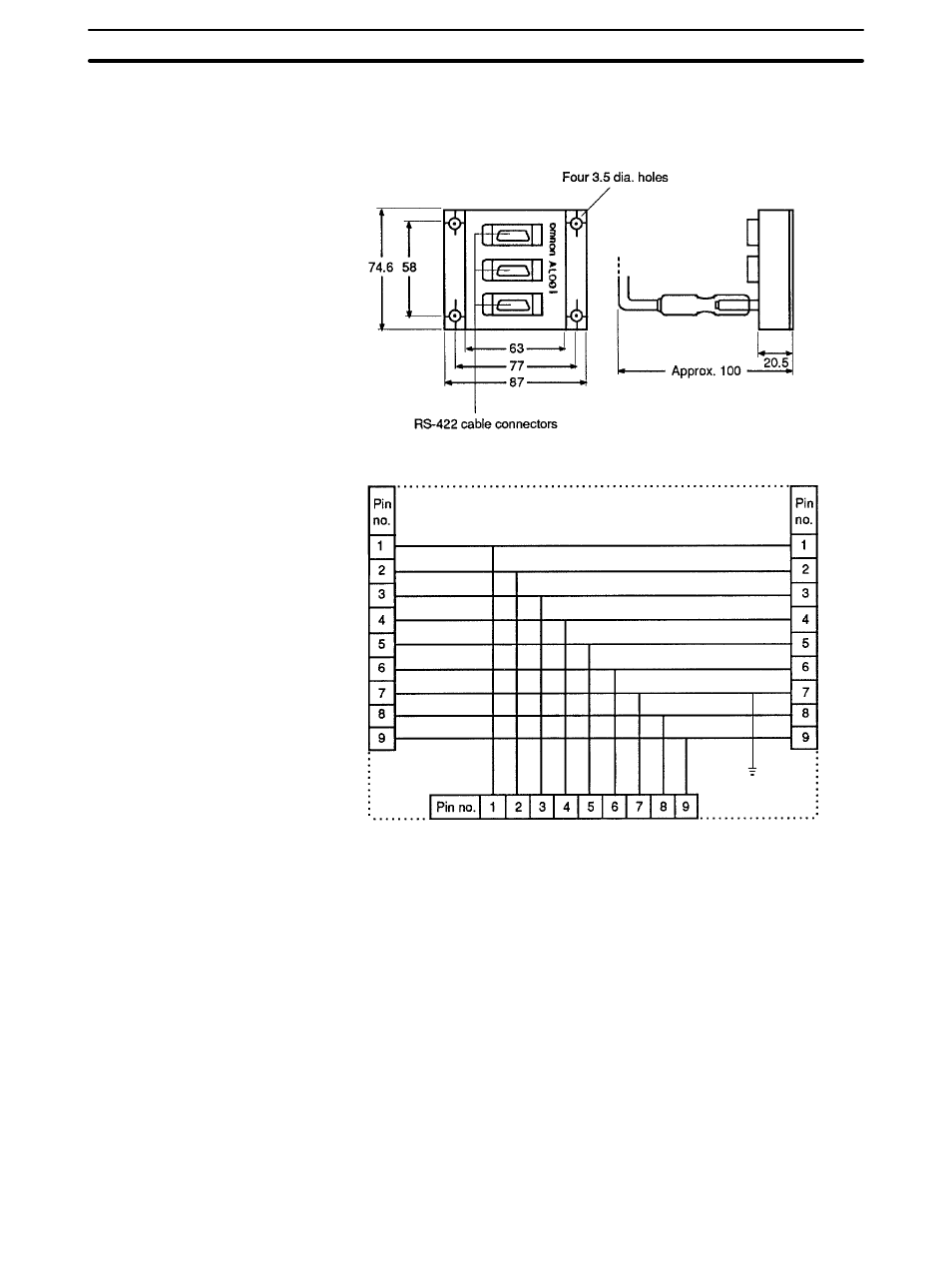 1 link adapter al001 | Omron C-series User Manual | Page 33 / 43