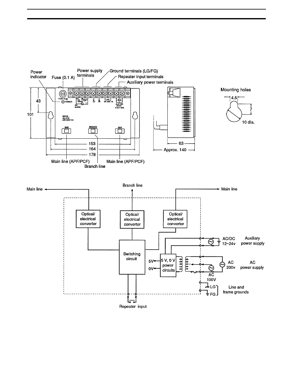 2 link adapter al002-(p)e | Omron C-series User Manual | Page 34 / 43