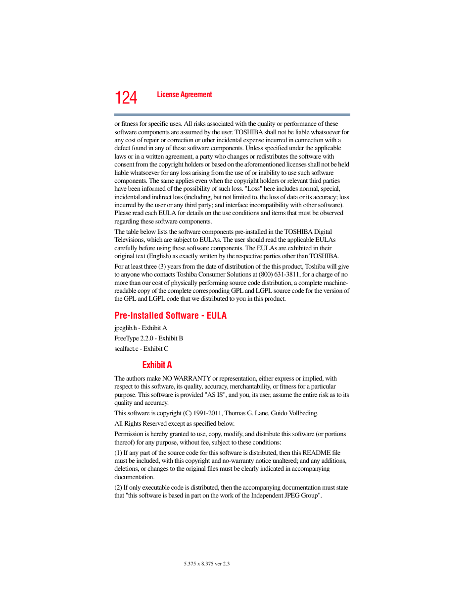 OxiBrands Integrated High Definition LCD Television 40E220U User Manual | Page 124 / 130