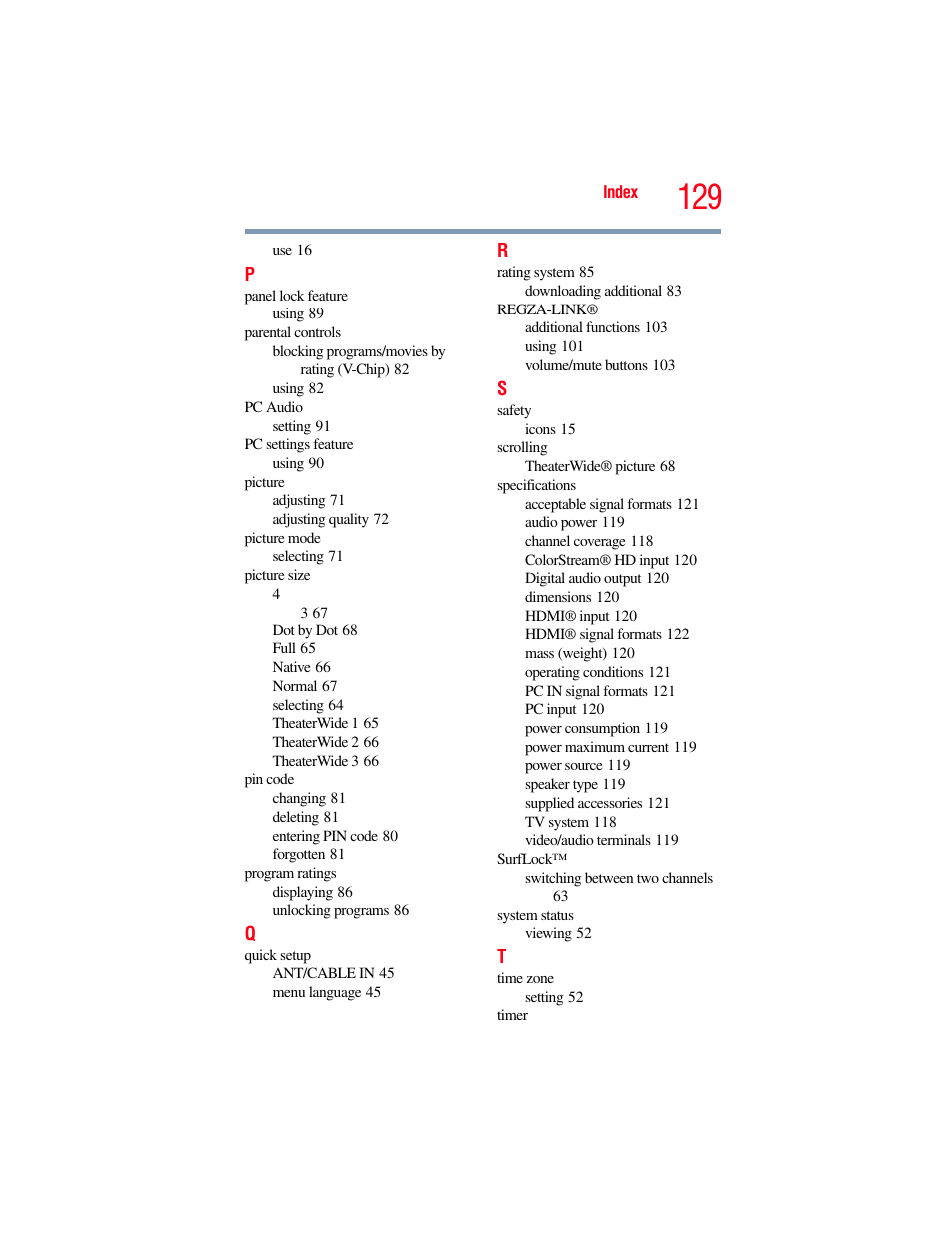 OxiBrands Integrated High Definition LCD Television 40E220U User Manual | Page 129 / 130