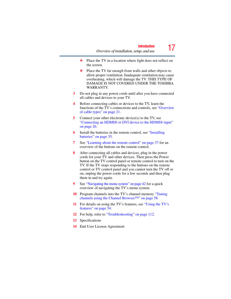 OxiBrands Integrated High Definition LCD Television 40E220U User Manual | Page 17 / 130