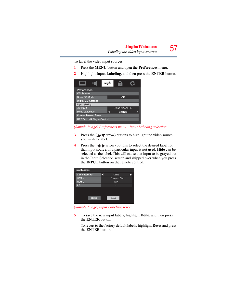 OxiBrands Integrated High Definition LCD Television 40E220U User Manual | Page 57 / 130