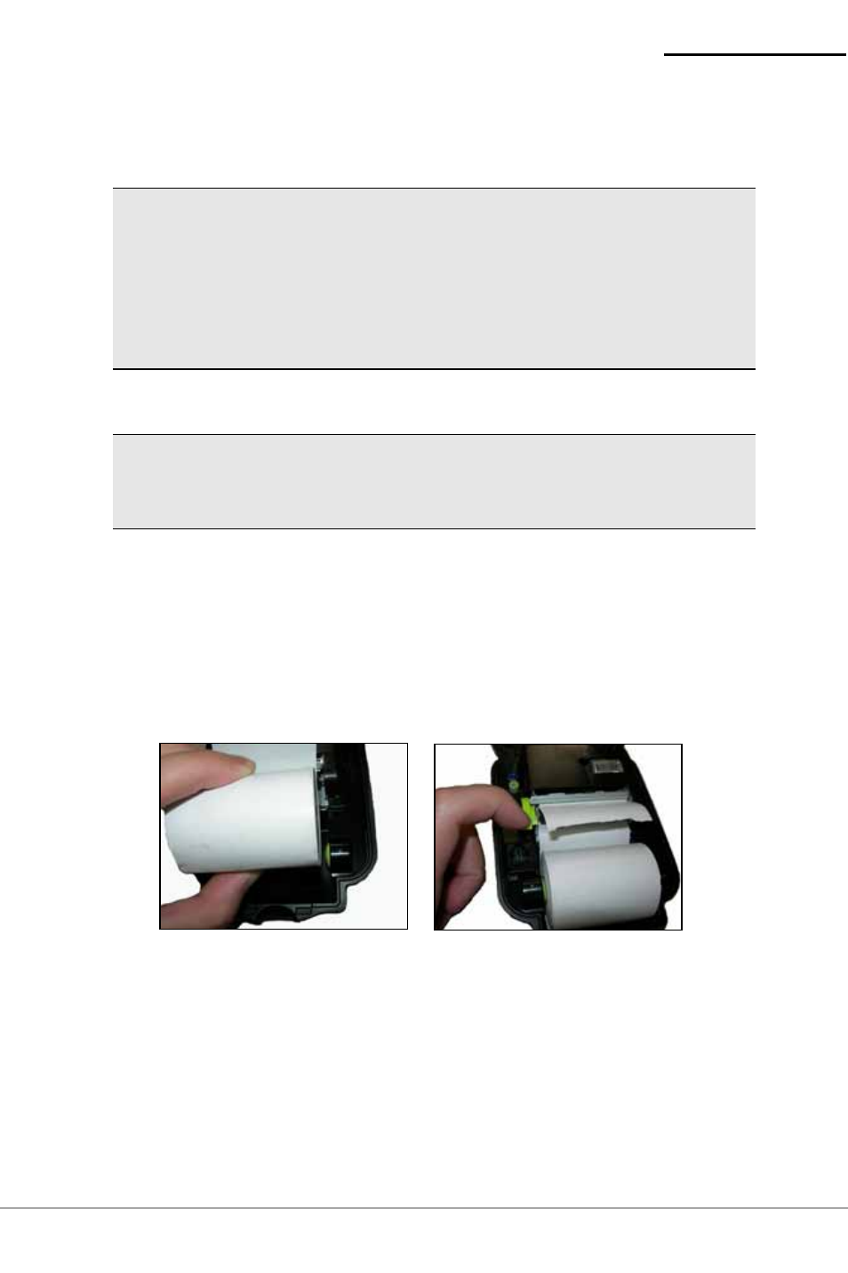 Installing paper | O'Neil MICROFLASH 2TE User Manual | Page 5 / 22
