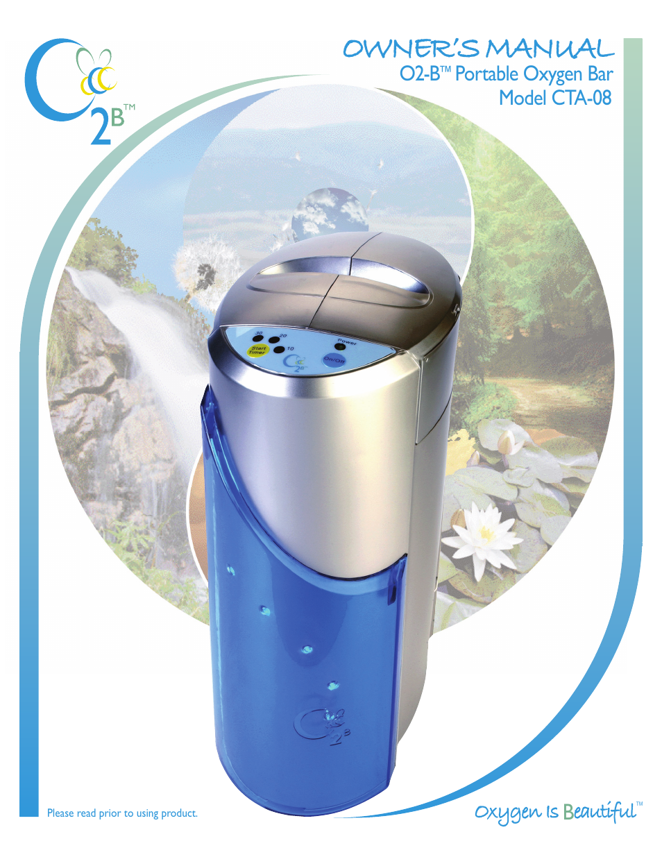 O2 Innovations CTA-08 User Manual | 17 pages
