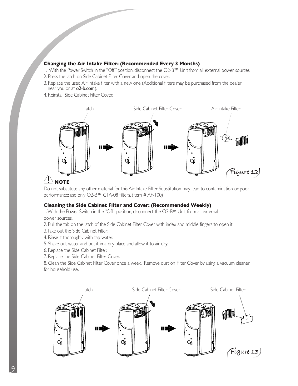 Figure 12, Figure 13 | O2 Innovations CTA-08 User Manual | Page 10 / 17
